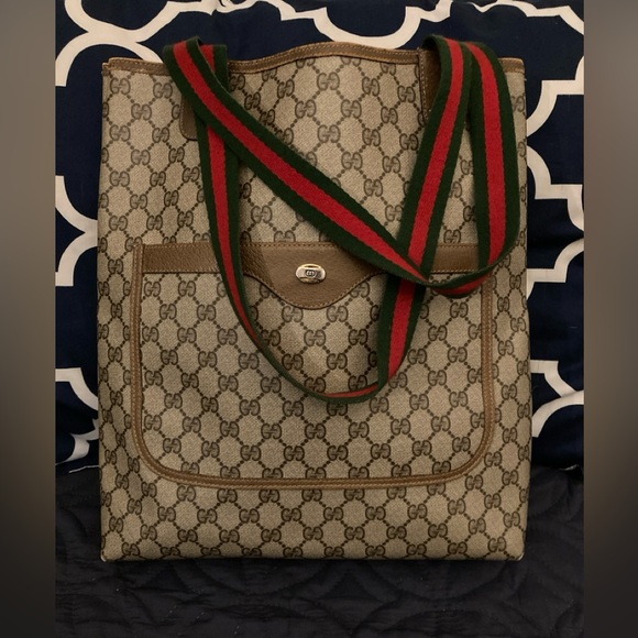 🔥Gucci large tote bag Ophidia Super BEAUTIFUL RARE vintage! - Picture 9 of 9